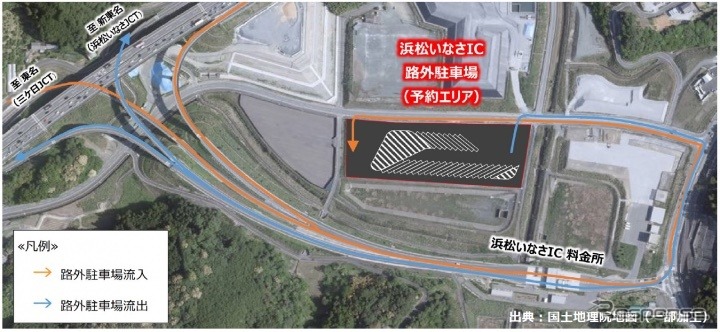 浜松いなさIC《画像提供 NEXCO中日本》