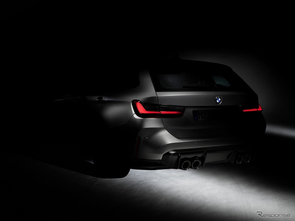 BMW M3 ツーリング のティザー写真《photo by BMW》