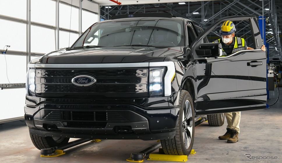 フォード F-150 ライトニング のプリプロダクションモデル《photo by Ford Motor》