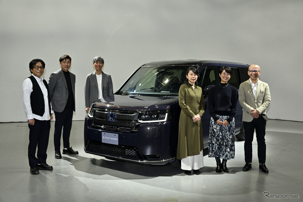 新型ステップワゴンのデザイン開発チーム《写真撮影 雪岡直樹》