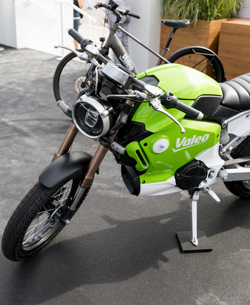 フル電動の48Vモーターサイクル《写真提供 ヴァレオ》