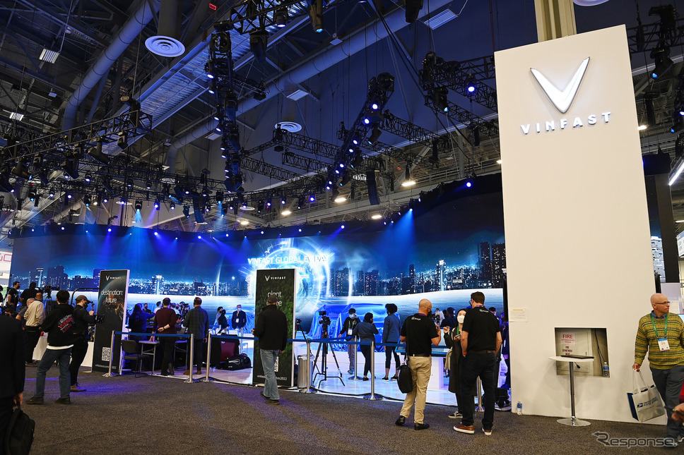 ビンファスト（CES 2022）《Photo by Denise Truscello/Getty Images for VinFast/Getty Images Entertainment/ゲッティイメージズ》