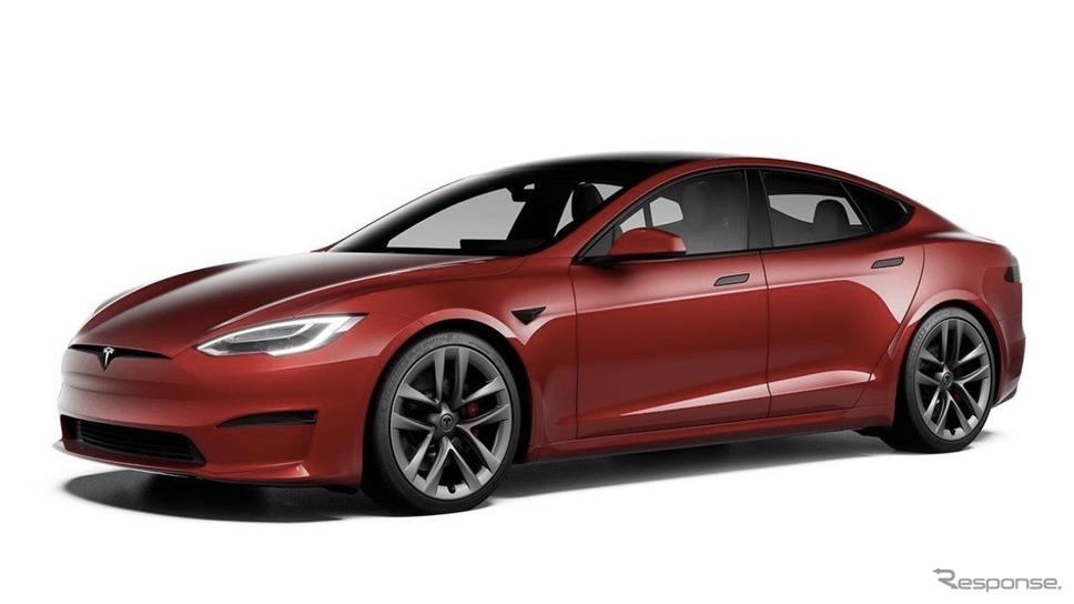 テスラ・モデルS改良新型の「プラッド」《photo by Tesla》