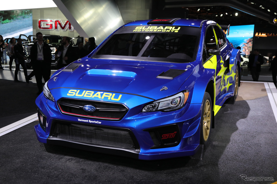 スバル WRX STI 2019年モータースポーツ仕様（デトロイトモーターショー2019）《写真撮影 佐藤靖彦》
