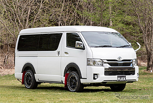 フレックス ハイエース車中泊仕様 プロデュースド バイ ヒロミ(2020 トヨタ ハイエース スーパーGL “ダークプライムII”ワイド)《写真提供 ヤフー/BH AUCTION/東京オートサロン実行委員会》