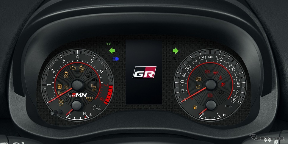 GRMN専用スポーツメーター《写真提供 トヨタ自動車》