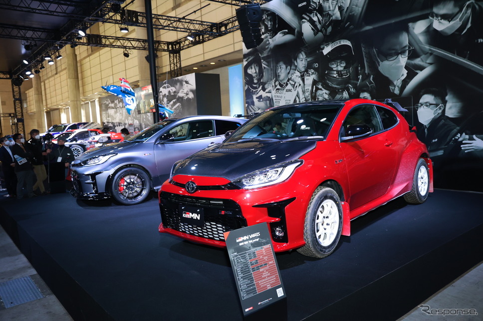 トヨタGAZOOレーシング(東京オートサロンオートサロン2022)《写真撮影 愛甲武司》