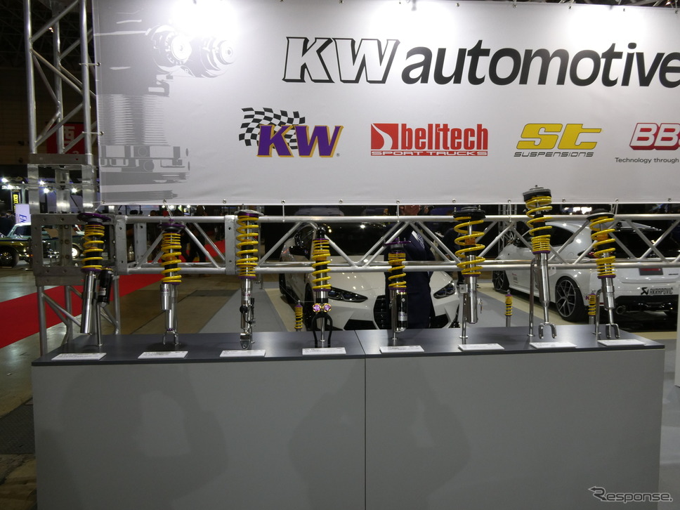 KWサスペンションのラインナップ（東京オートサロン2022）《写真撮影 先川知香》