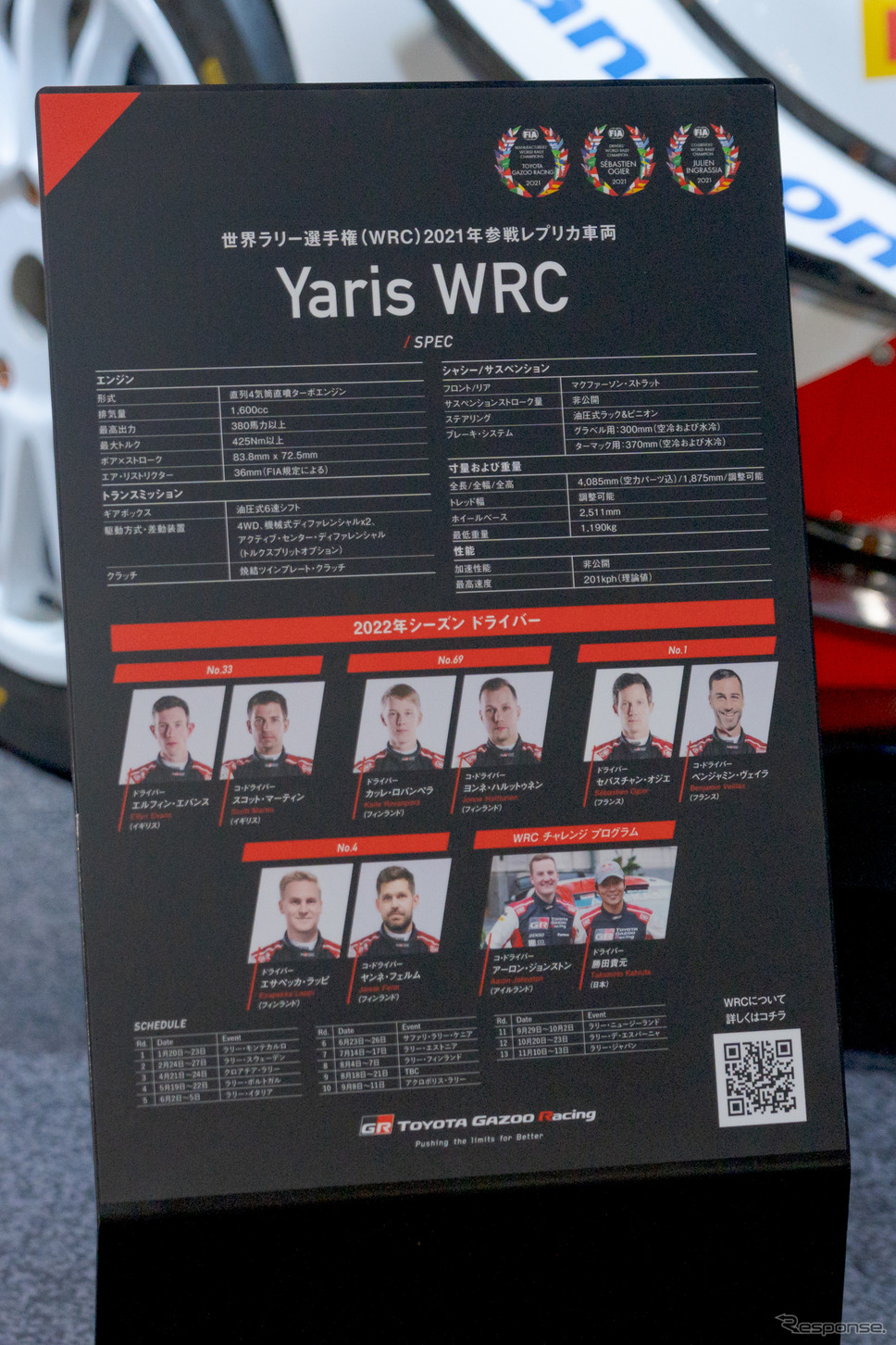 Yaris WRC（東京オートサロン2022）《写真撮影 関口敬文》