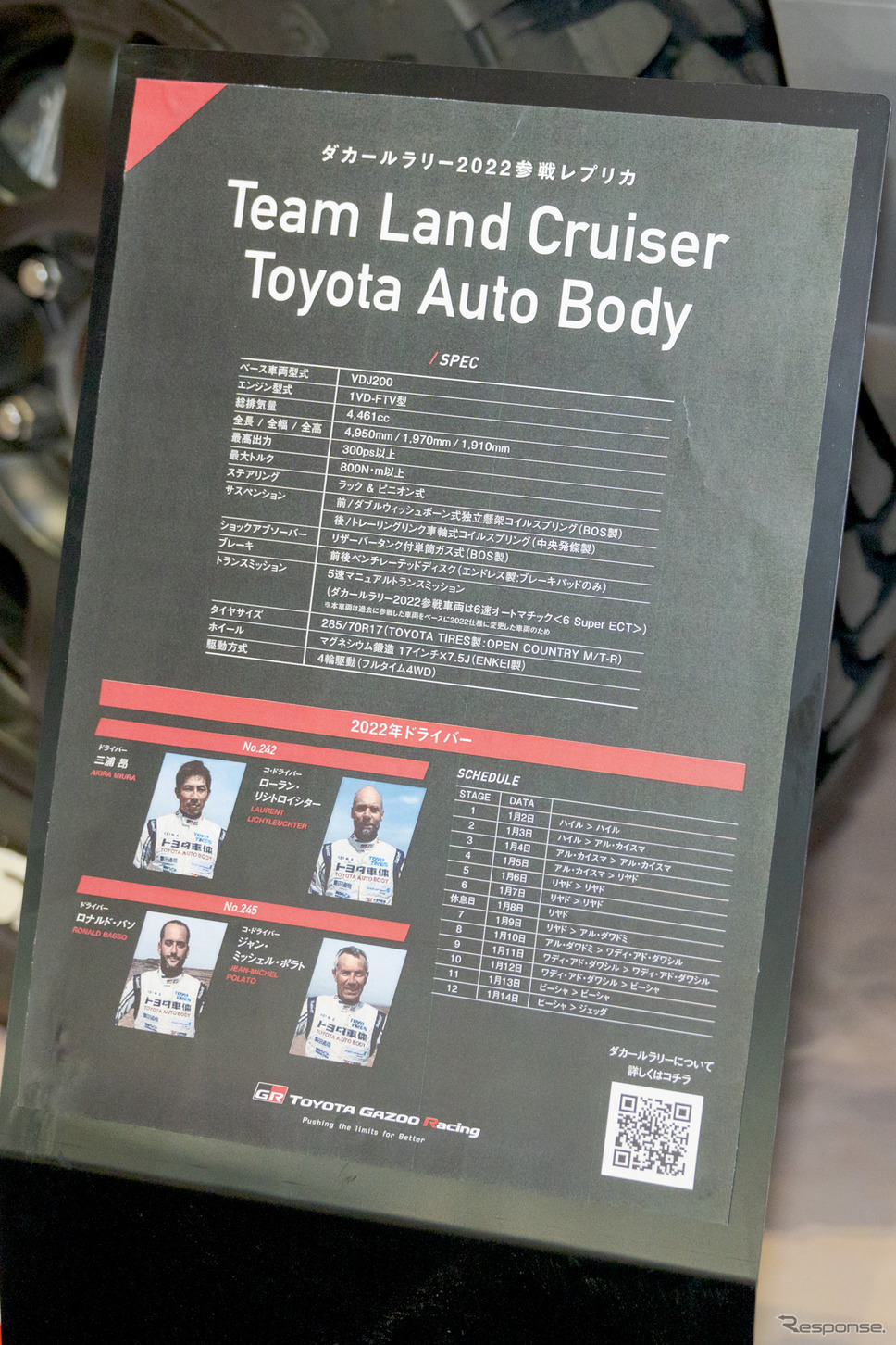 Team Land Cruiser Toyota Auto Body(東京オートサロン2022)《写真撮影 関口敬文》