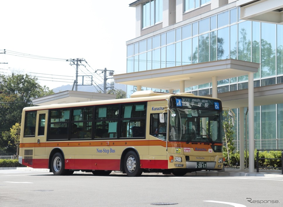 神奈中の路線バス《画像提供 小田急電鉄》