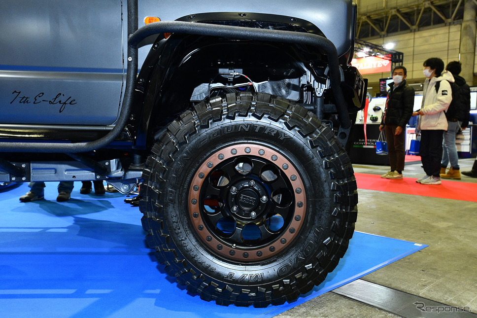 NATS自動車大学校の学生が制作した5ドアのジムニー『NATS JIMNY kimun kamy』(東京オートサロン2022)《写真撮影 野口岳彦》