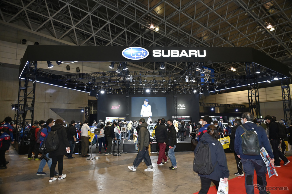 東京オートサロン2022 スバルブース《写真撮影 雪岡直樹》