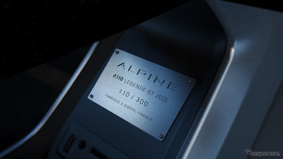 アルピーヌ A110 リネージ GT 2021《photo by Alpine》