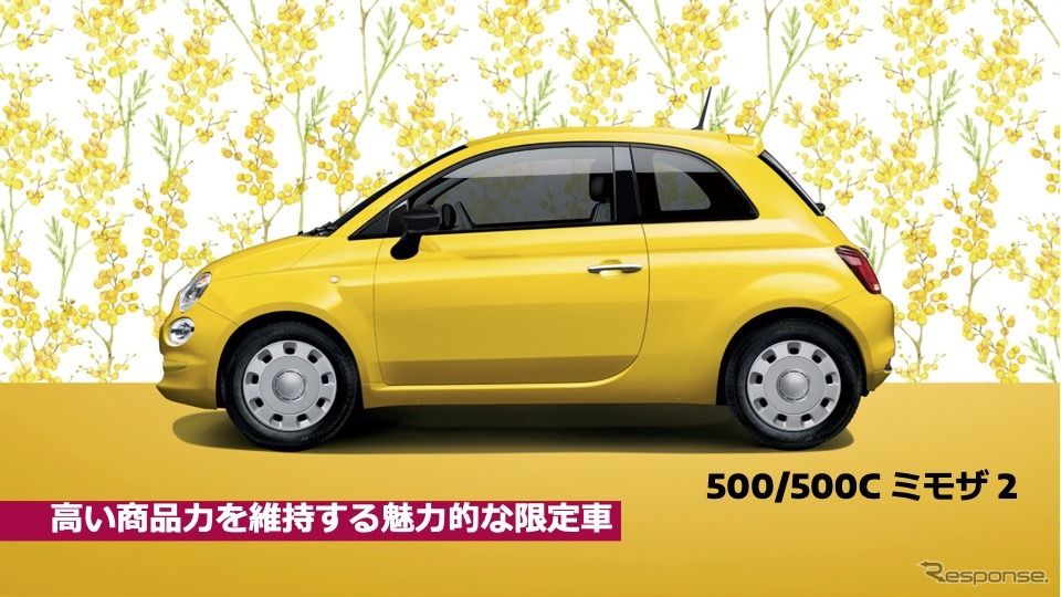 魅力的な限定車：フィアット500 / 500Cミモザ2《写真提供 グループPSAジャパン》