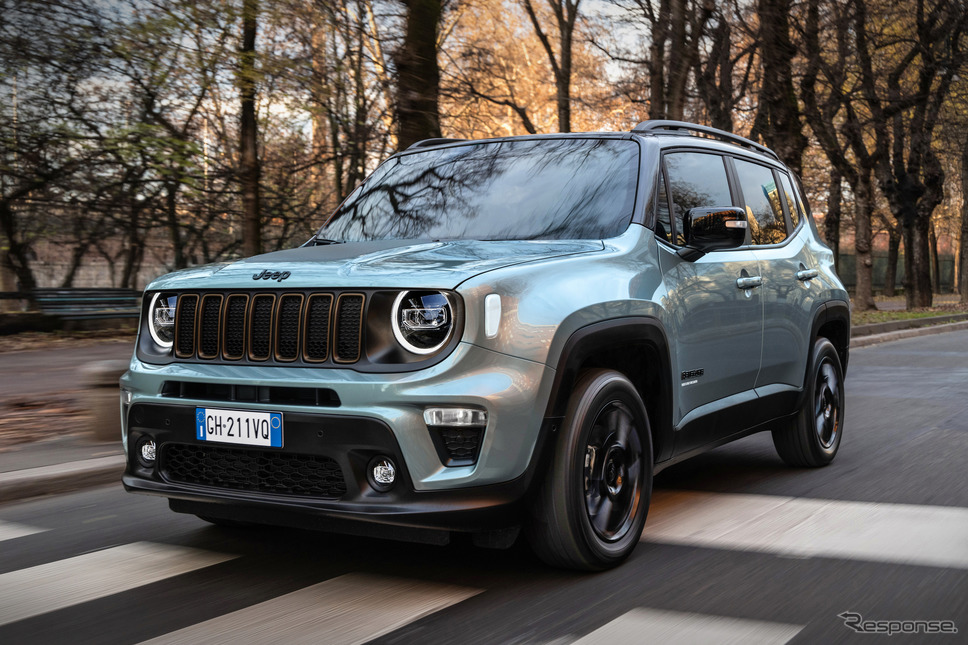 ジープ・レネゲード の「eハイブリッド」(欧州仕様)《photo by Jeep》