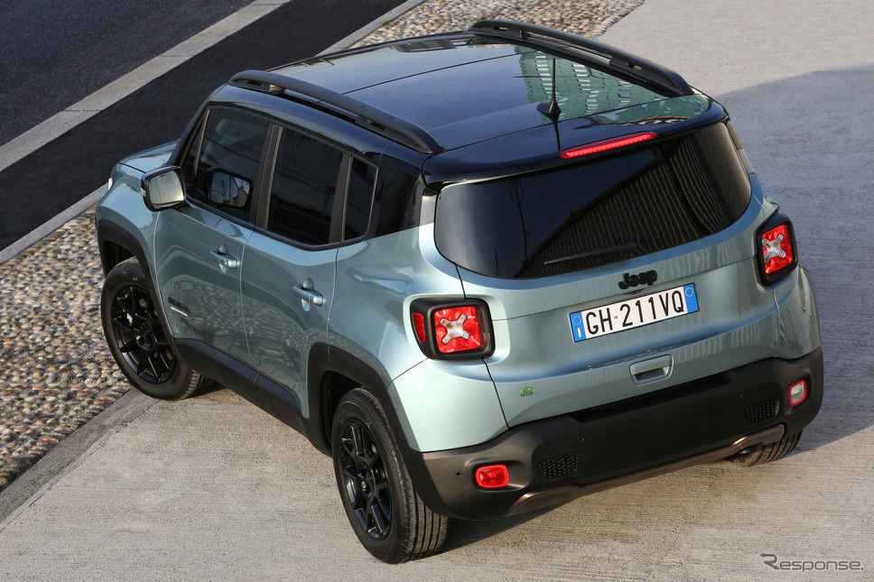 ジープ・レネゲード の「eハイブリッド」(欧州仕様)《photo by Jeep》
