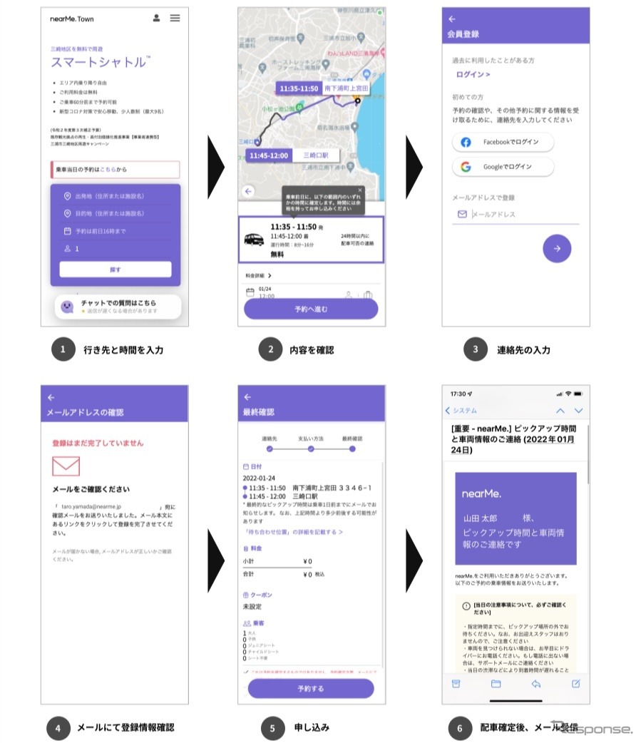 ウェブサイトから予約《画像提供 京浜急行電鉄》