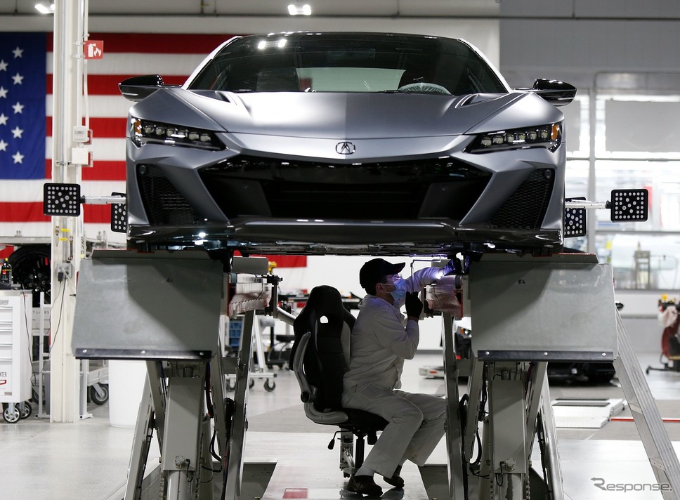 米国オハイオ州の「パフォーマンス・マニュファクチャリング・センター（PMC）」で生産が開始されたアキュラ NSX タイプS《photo by Acura》