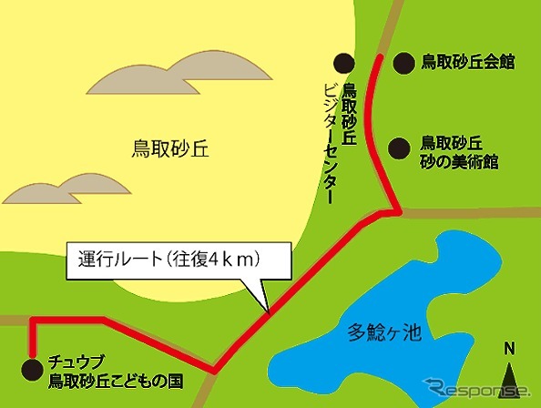 運行ルート《写真提供 WILLER》