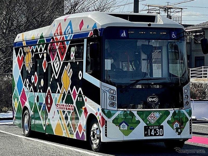 BYDの電気バス《写真提供 BYDジャパン》