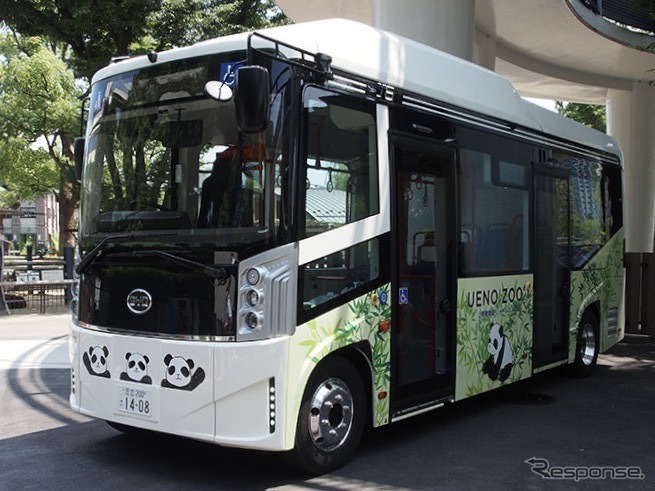 BYDの電気バス《写真提供 BYDジャパン》