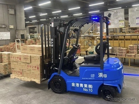 BYDの電気フォークリフト《写真提供 BYDジャパン》