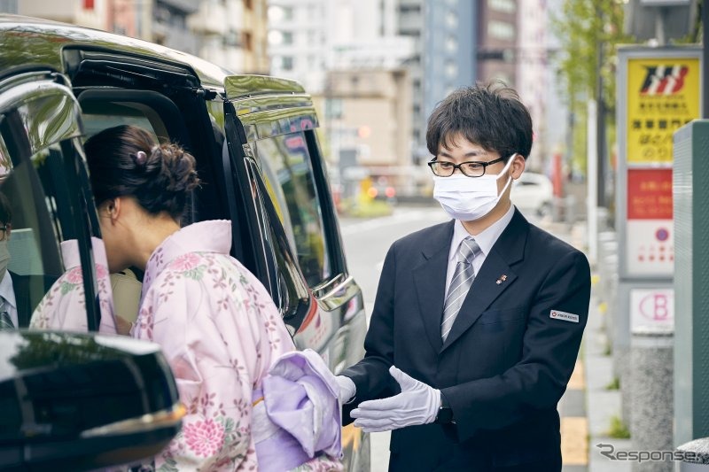 送迎のイメージ《写真提供 日本交通》