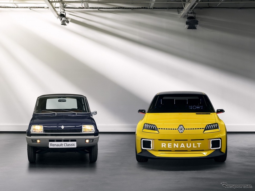 ルノー5とルノー5 （サンク）プロトタイプ《photo by Renault》