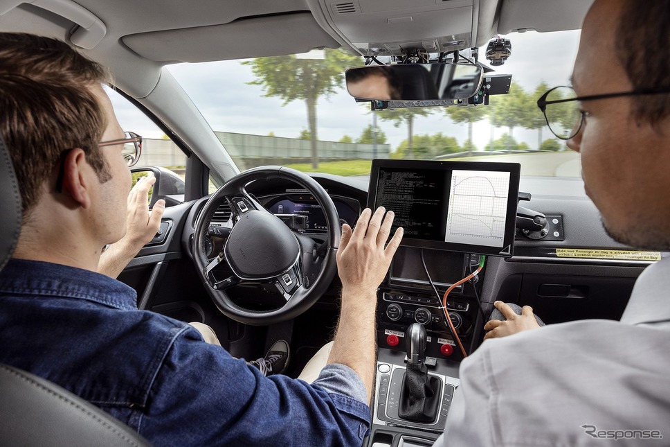 ボッシュの自動運転プロトタイプ車《photo by Bosch》