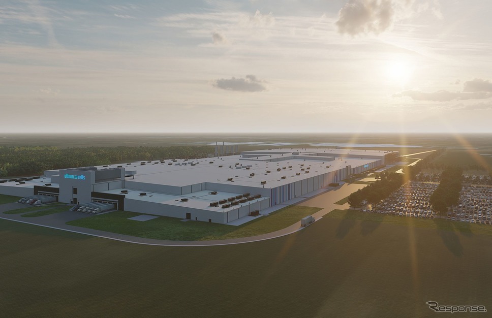 GMが米国ミシガン州に建設する新たなバッテリー工場の完成予想イメージ《photo by GM》