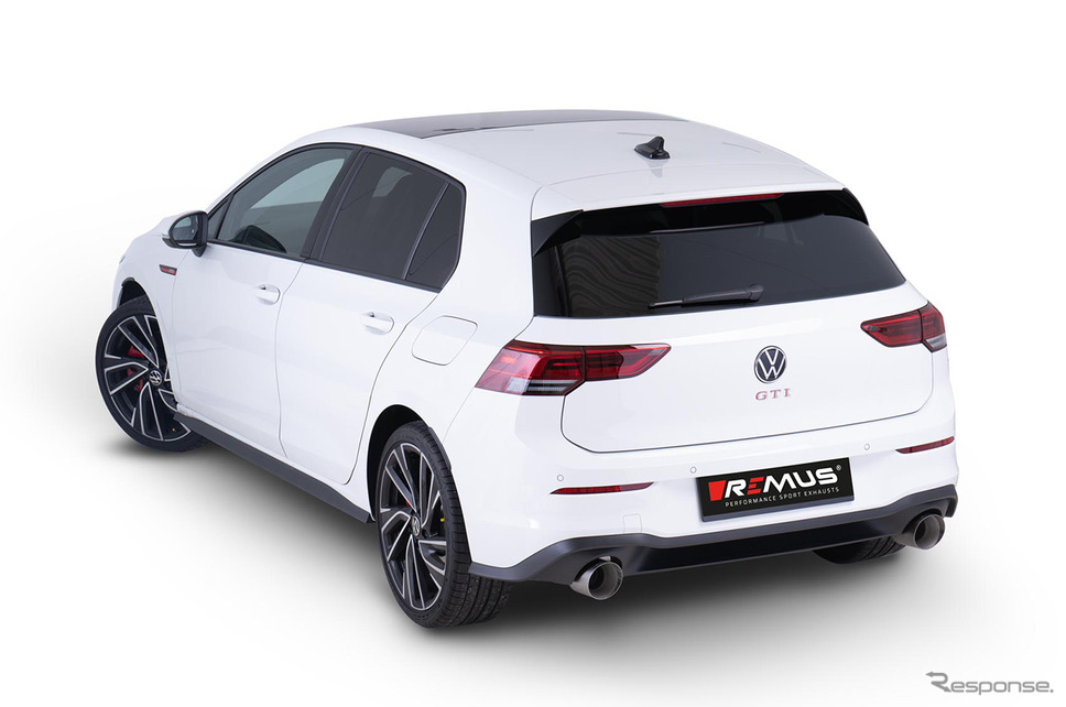 レムス VW ゴルフ GTI新型用マフラー《写真提供 阿部商会》