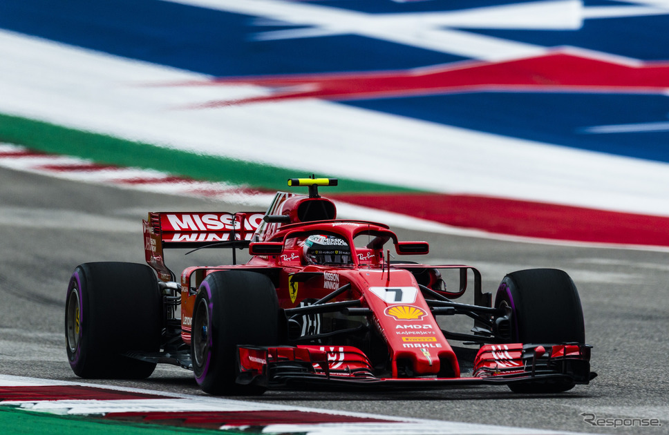 #7 キミ・ライコネン(2018年シーズンのF1=当時フェラーリ)。《Photo by Ferrari》
