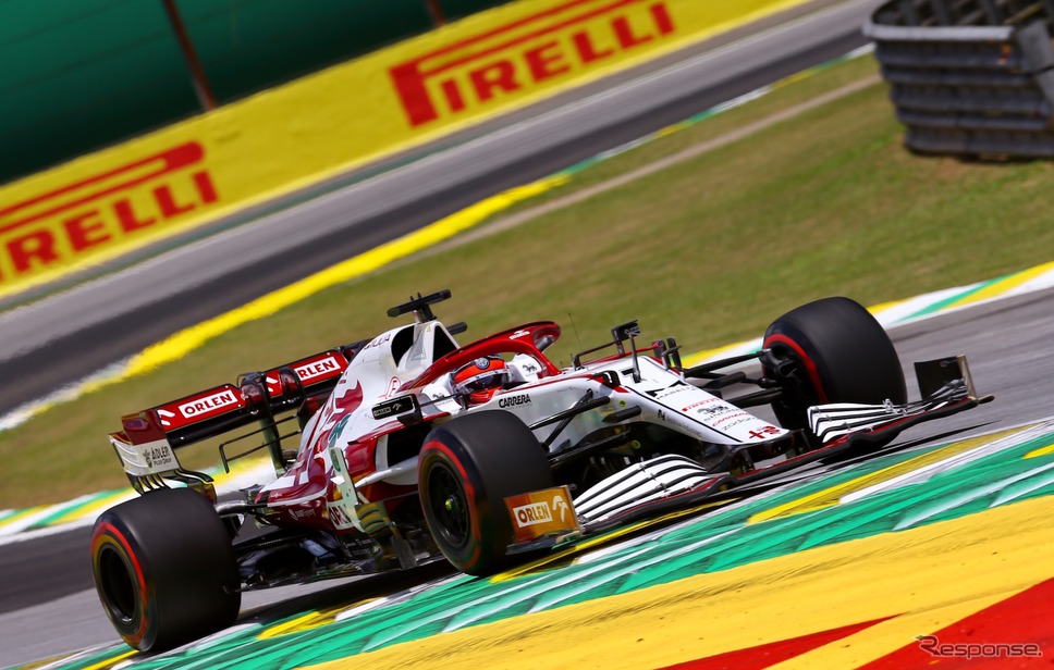 #7 キミ・ライコネン(2021年シーズンのF1=当時アルファロメオ)。《Photo by Pirelli》
