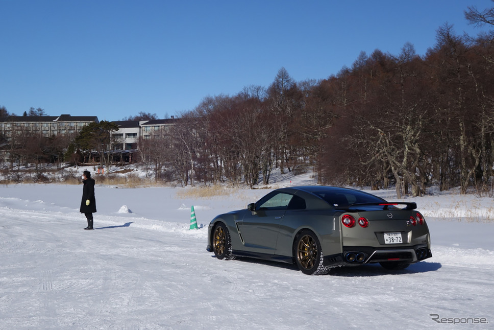 会場にはGT-Rも《写真撮影 井元康一郎》