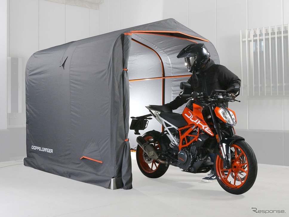 バイクガレージ2450 ブロック DCC625-GY《写真提供 ビーズ》