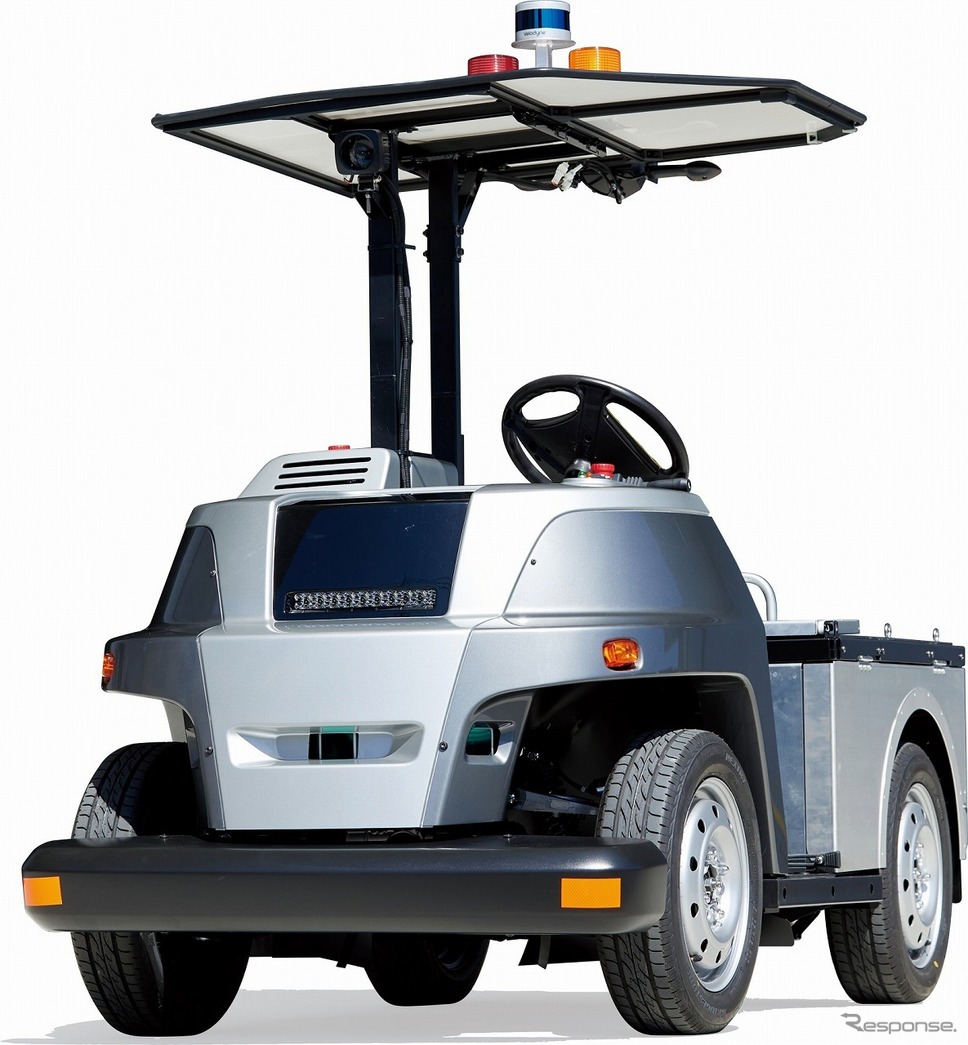 屋内外対応自動搬送用EV《写真提供 ヤマハ発動機》