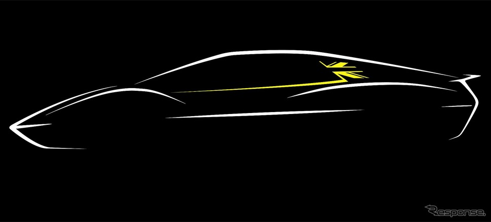 ロータスカーズの次世代EVスポーツのスケッチ《photo by Lotus Cars》