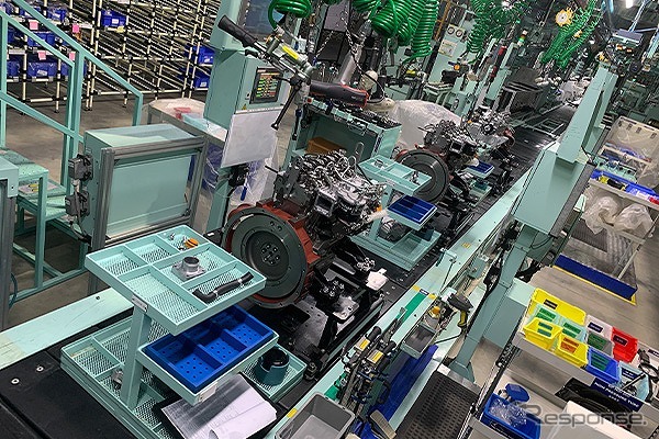 日本の生産システムを取り入れた製造ライン《写真提供 ヤンマーホールディングス》