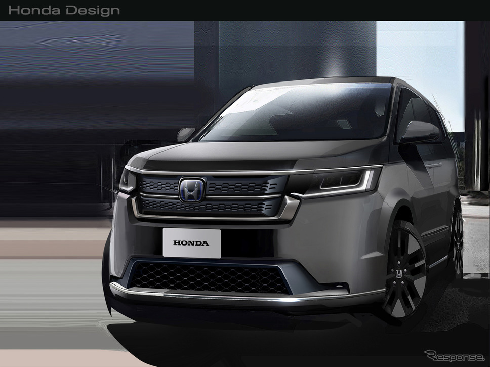 ホンダ・ステップワゴンSPADA:デザインスケッチ《画像提供 ホンダ》