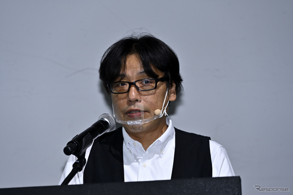 花岡アシスタントチーフエンジニア《写真撮影 雪岡直樹》