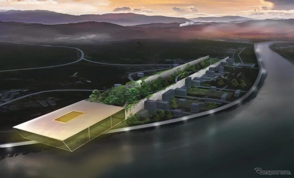 中国・麗水市のスマートシティ計画構想（2021年）《photo by Bertone Design》