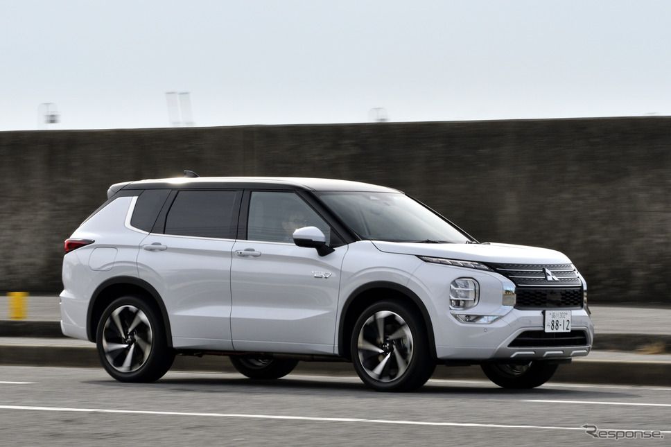 三菱 アウトランダーPHEV 新型《写真撮影 雪岡直樹》