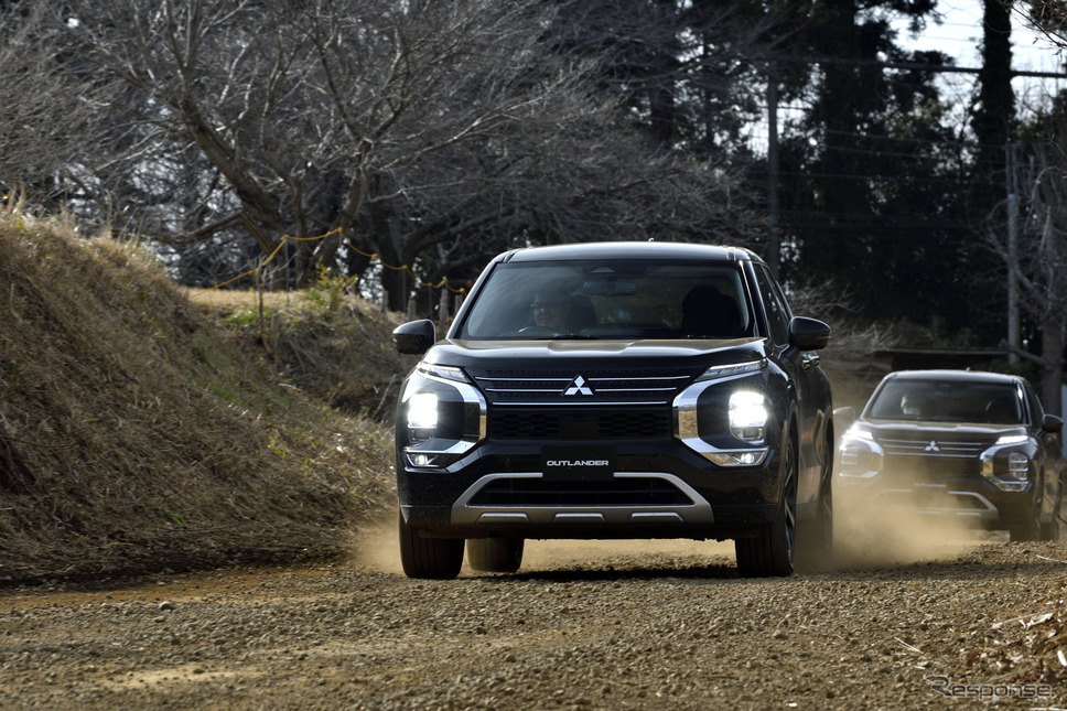 三菱 アウトランダーPHEV 新型《写真撮影 雪岡直樹》
