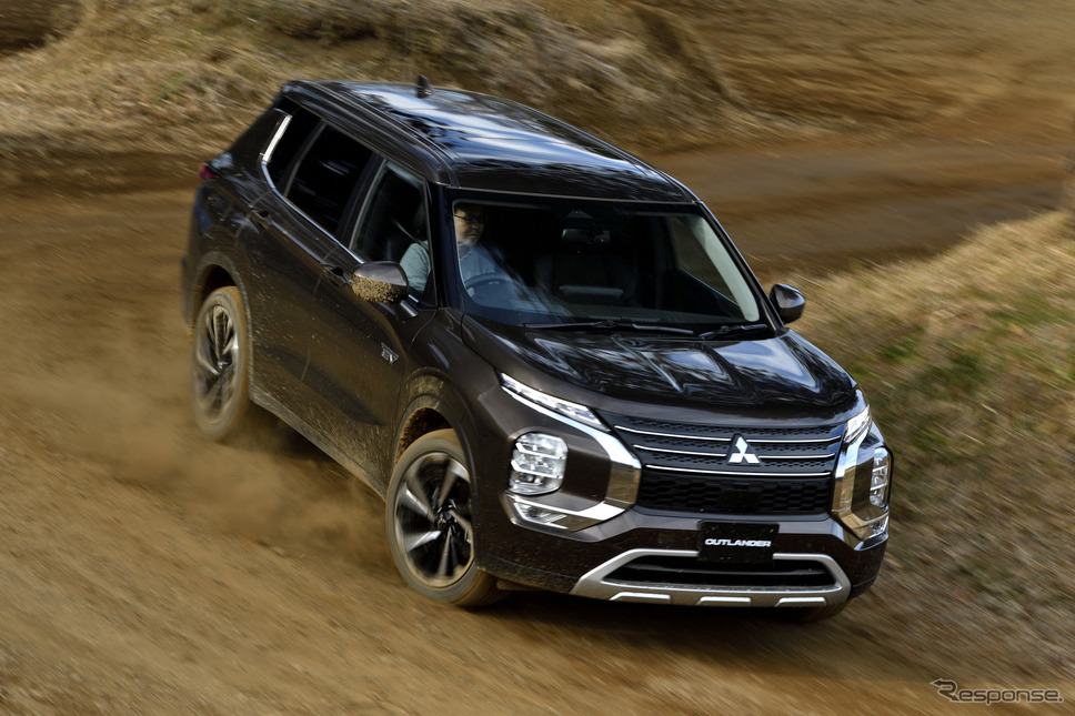 三菱 アウトランダーPHEV 新型《写真撮影 雪岡直樹》