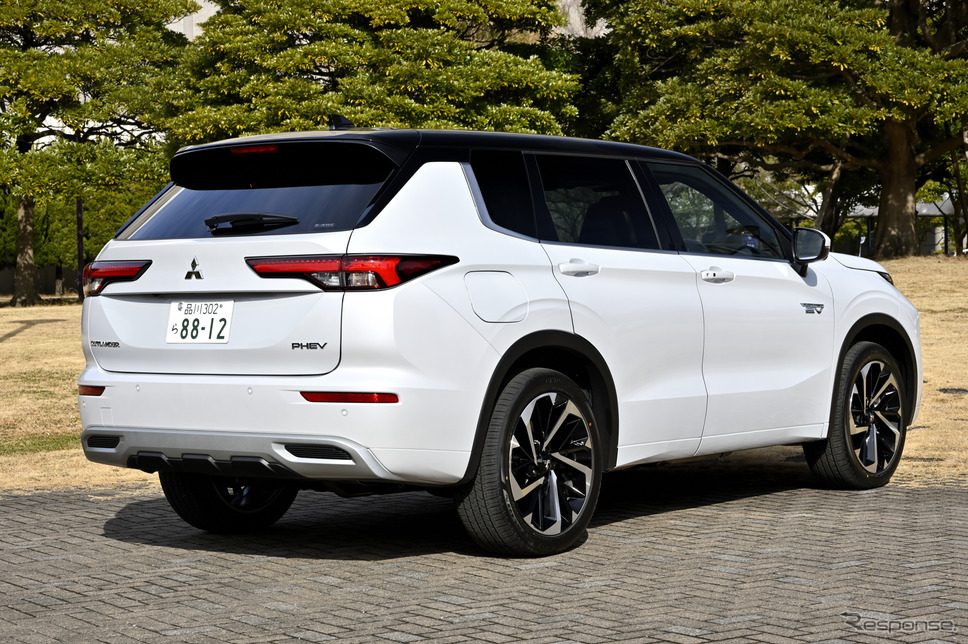 三菱 アウトランダーPHEV 新型《写真撮影 雪岡直樹》