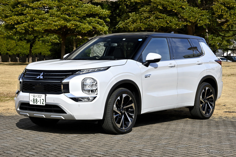 三菱 アウトランダーPHEV 新型《写真撮影 雪岡直樹》