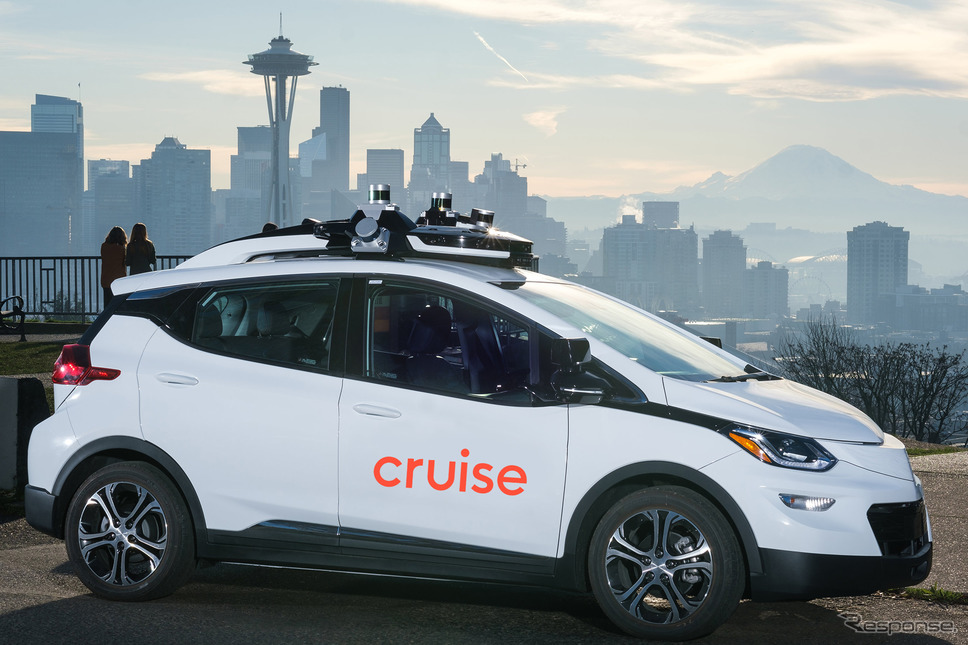 GMの自動運転車開発部門のクルーズの自動運転タクシー《photo by Cruise》