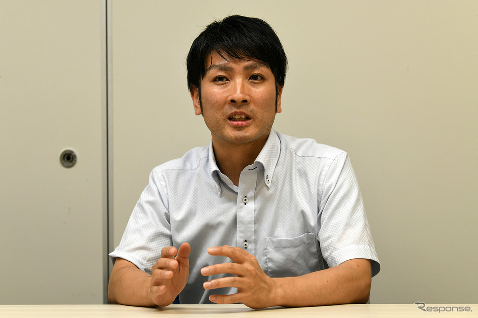国土交通省 自動車局 安全政策課 安全情報係長の千葉友樹さん《写真撮影 中野英幸》