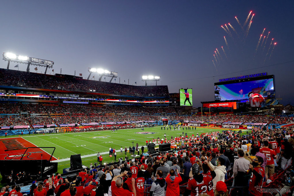 スーパーボウル2021《Photo by Kevin C. Cox/Getty Images Sport/ゲッティイメージズ》